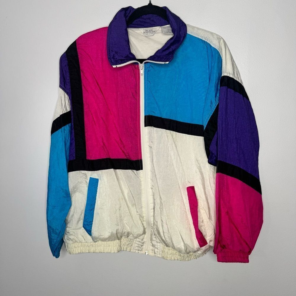 Vintage Blair Boutique color block jacket size XL